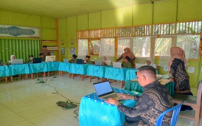 MIN 22 Hulu Sungai Utara Sukses Melaksanakan Asesmen Nasional Berbasis Komputer (ANBK) Tahun 2025