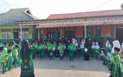 MIN 22 HSU Meriahkan Hari Anak Nasional ke-41 dengan Pertemuan Pagi Ceria